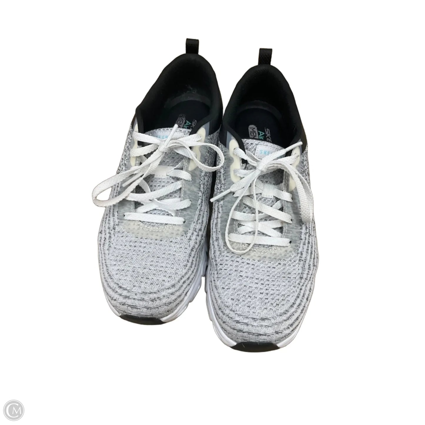 Shoes Athletic By Skechers In Black & White, Size: 8.5