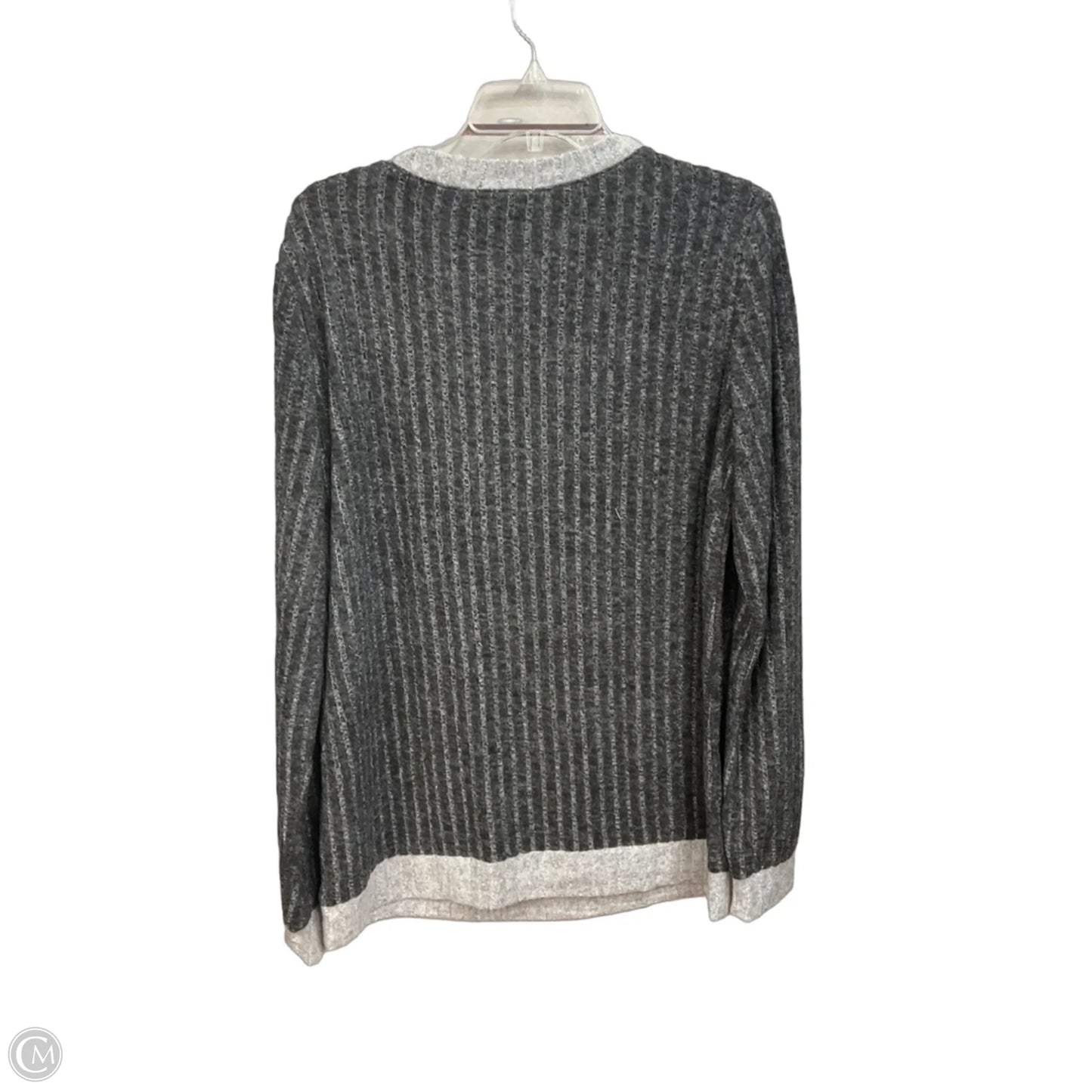 Top Long Sleeve By Clothes Mentor In Grey, Size: L