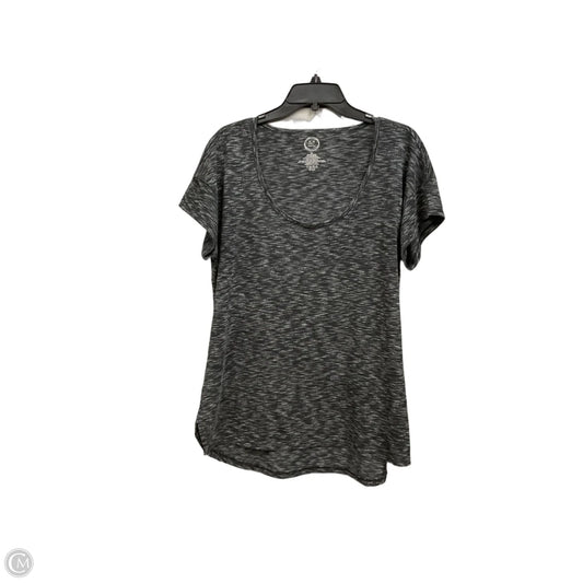 Top Short Sleeve Basic By Maurices In Black, Size: Xl