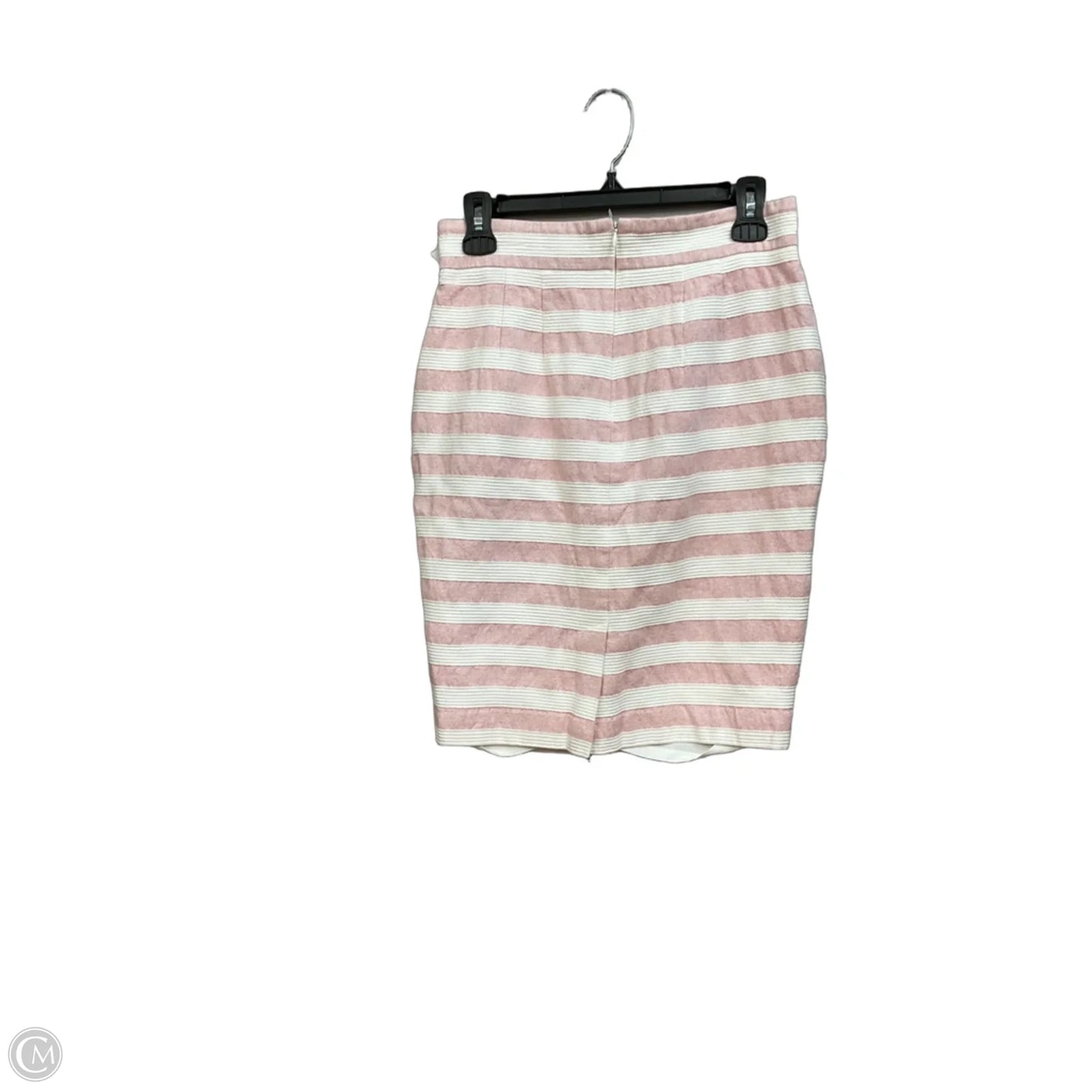 Skirt Mini & Short By Loft In Pink & White, Size: 0