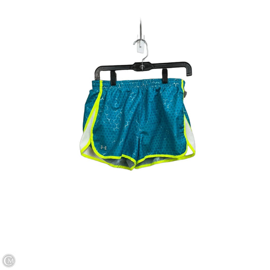 Athletic Shorts By Under Armour In Teal, Size: M