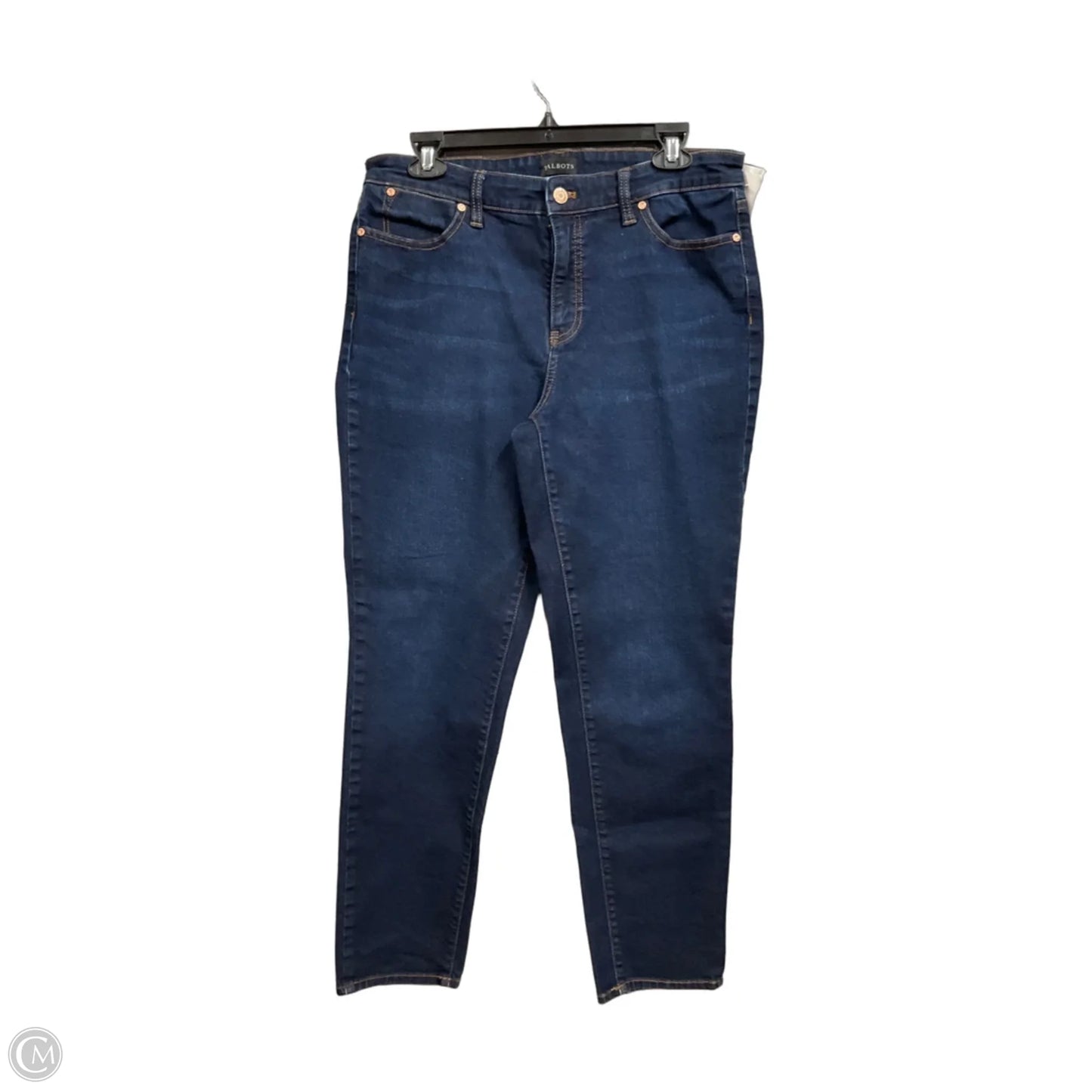 Jeans Skinny By Talbots In Blue Denim, Size: 10