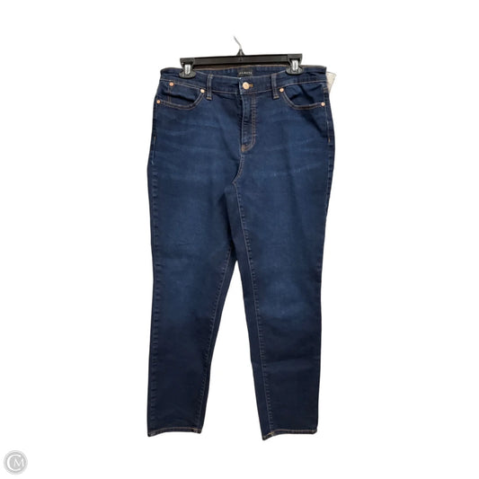 Jeans Skinny By Talbots In Blue Denim, Size: 10
