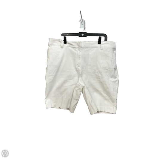 Shorts By Talbots In White, Size: 18
