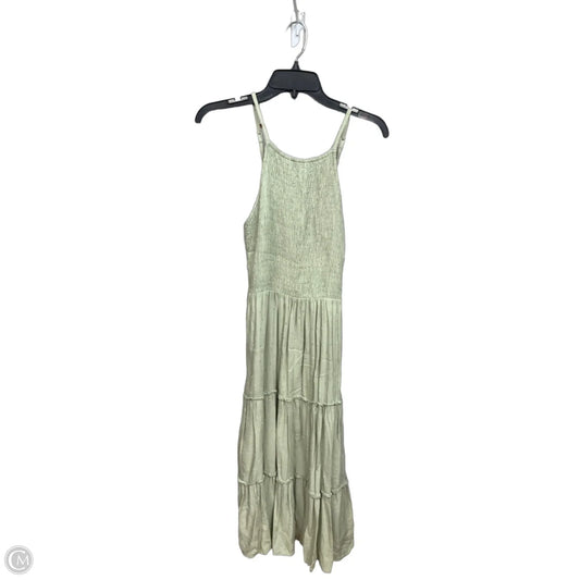 Dress Casual Maxi By Sim & Sam In Green, Size: M