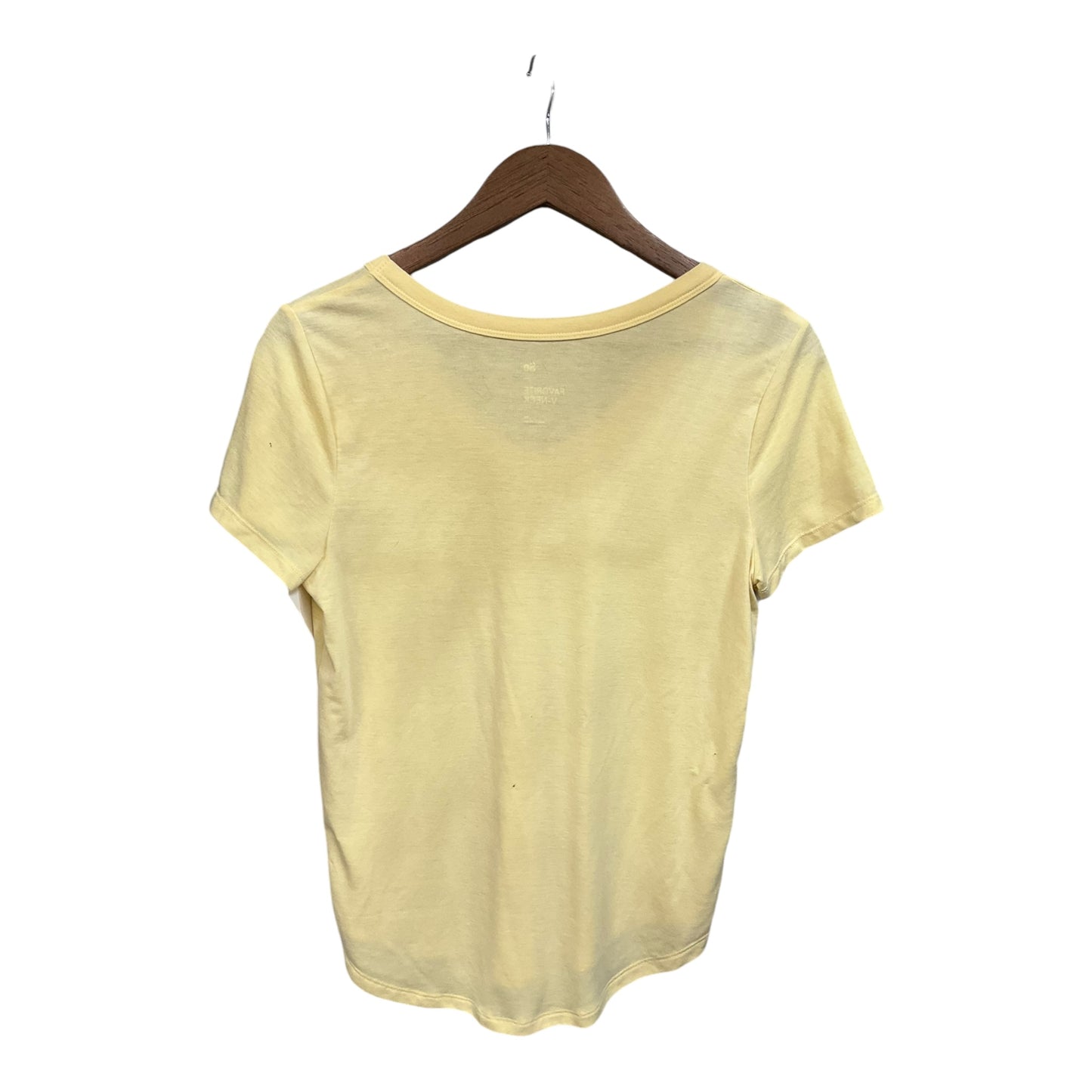 Top Short Sleeve By So In Yellow, Size: M