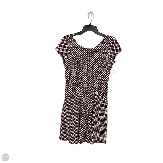 Dress Casual Short By New York And Co In Maroon, Size: S