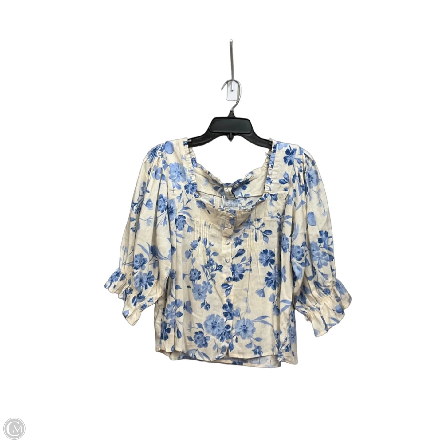 Top 3/4 Sleeve By Joie In Floral Print, Size: Xs