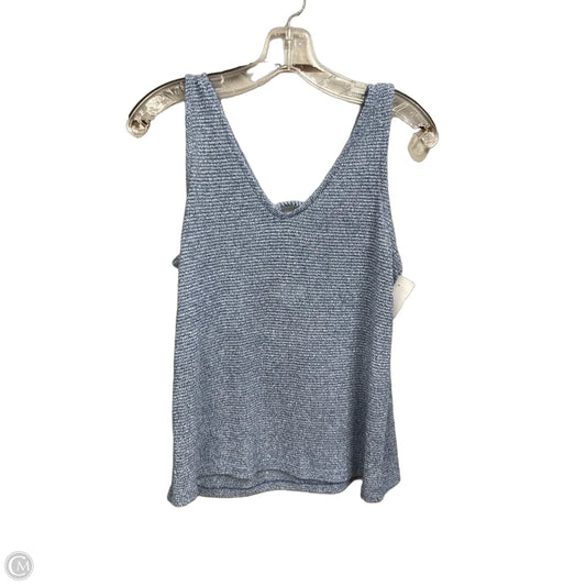 Top Sleeveless By Loft In Blue, Size: S