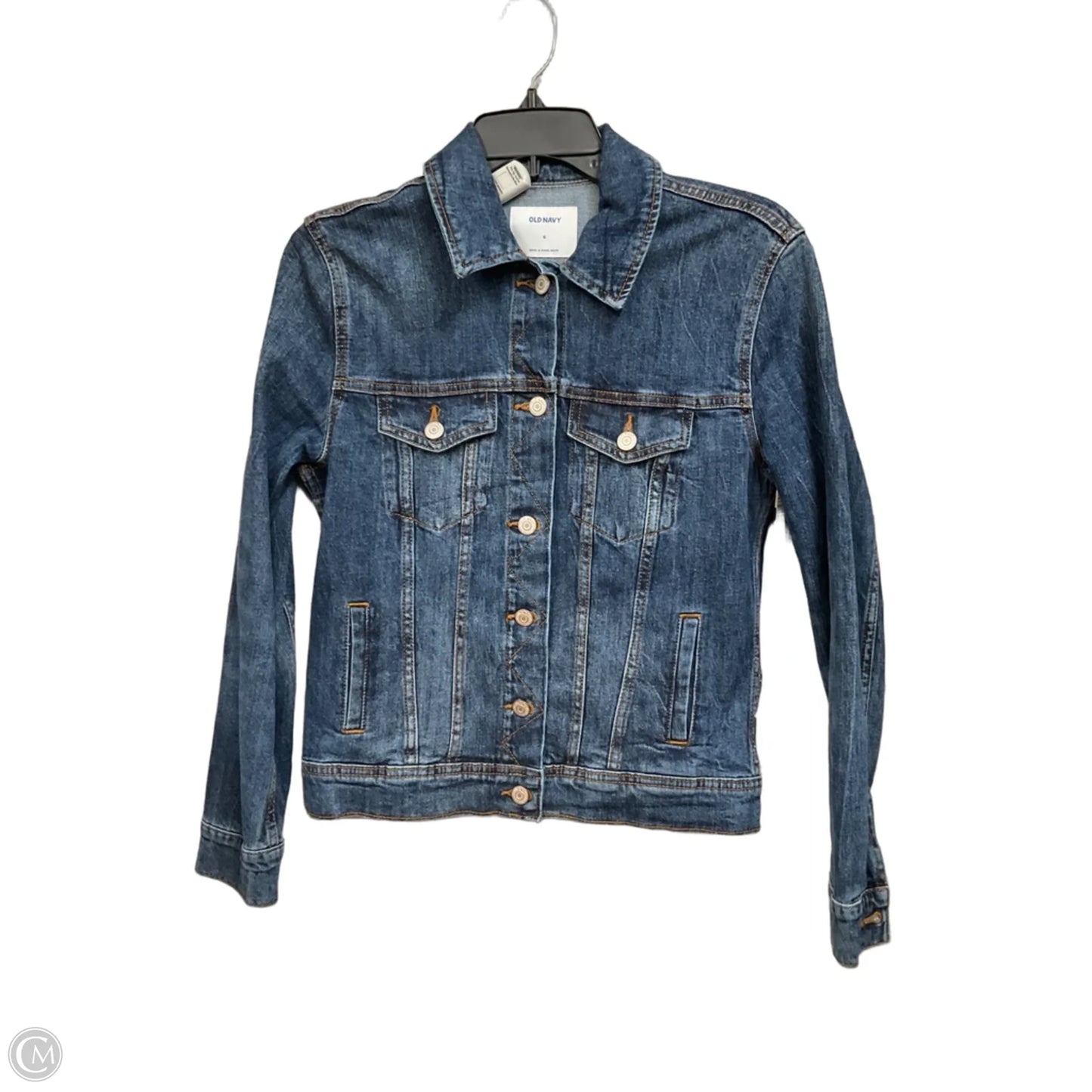 Jacket Denim By Old Navy In Blue Denim, Size: S
