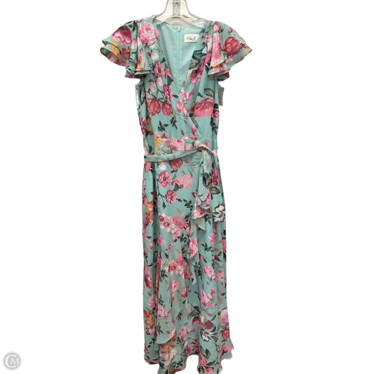 Dress Casual Maxi By Eliza J In Floral Print, Size: S