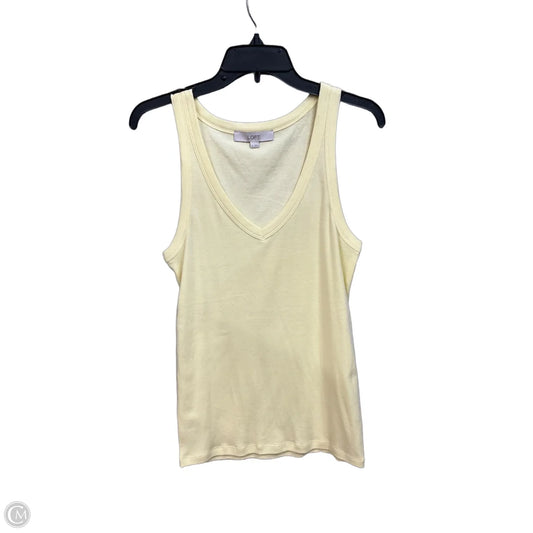 Top Sleeveless Basic By Loft In Yellow, Size: M