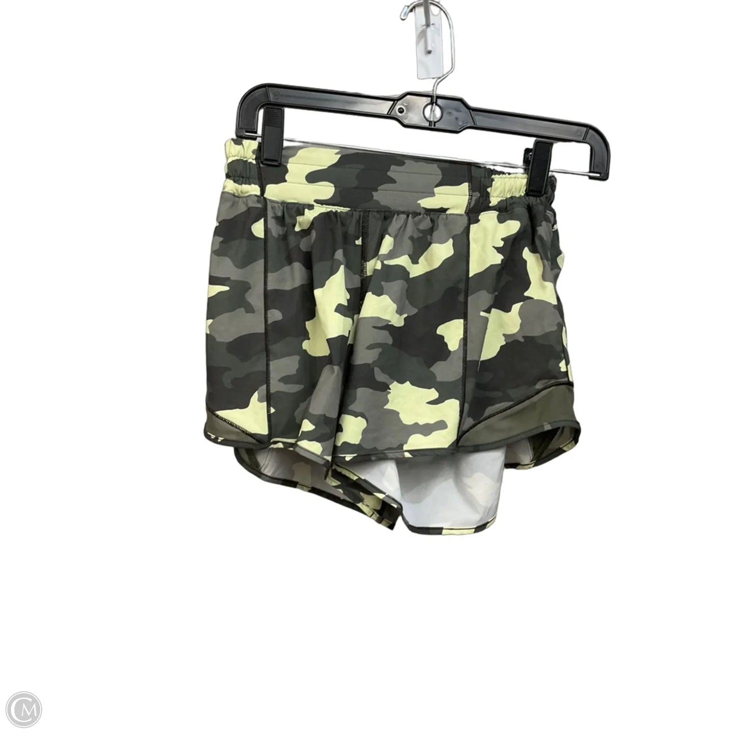 Athletic Shorts By Lululemon In Camouflage Print, Size: M