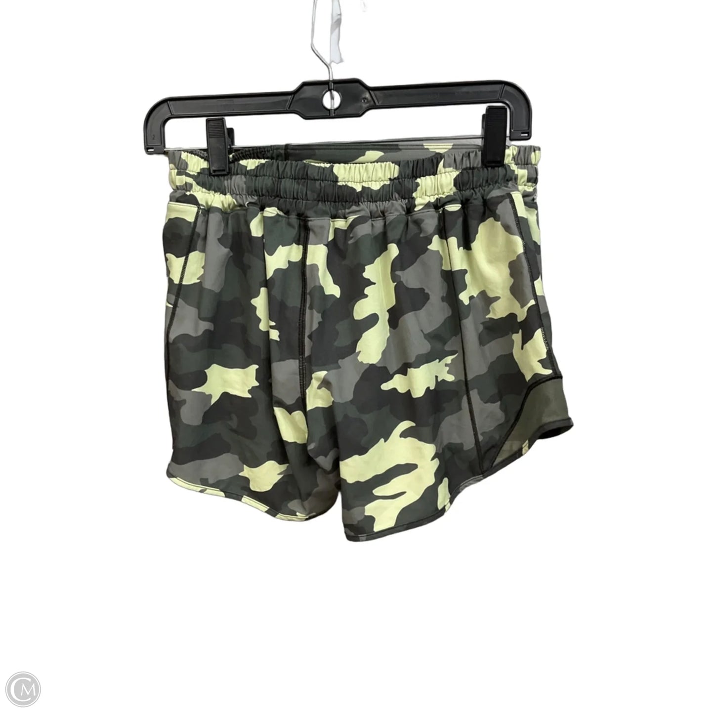Athletic Shorts By Lululemon In Camouflage Print, Size: M