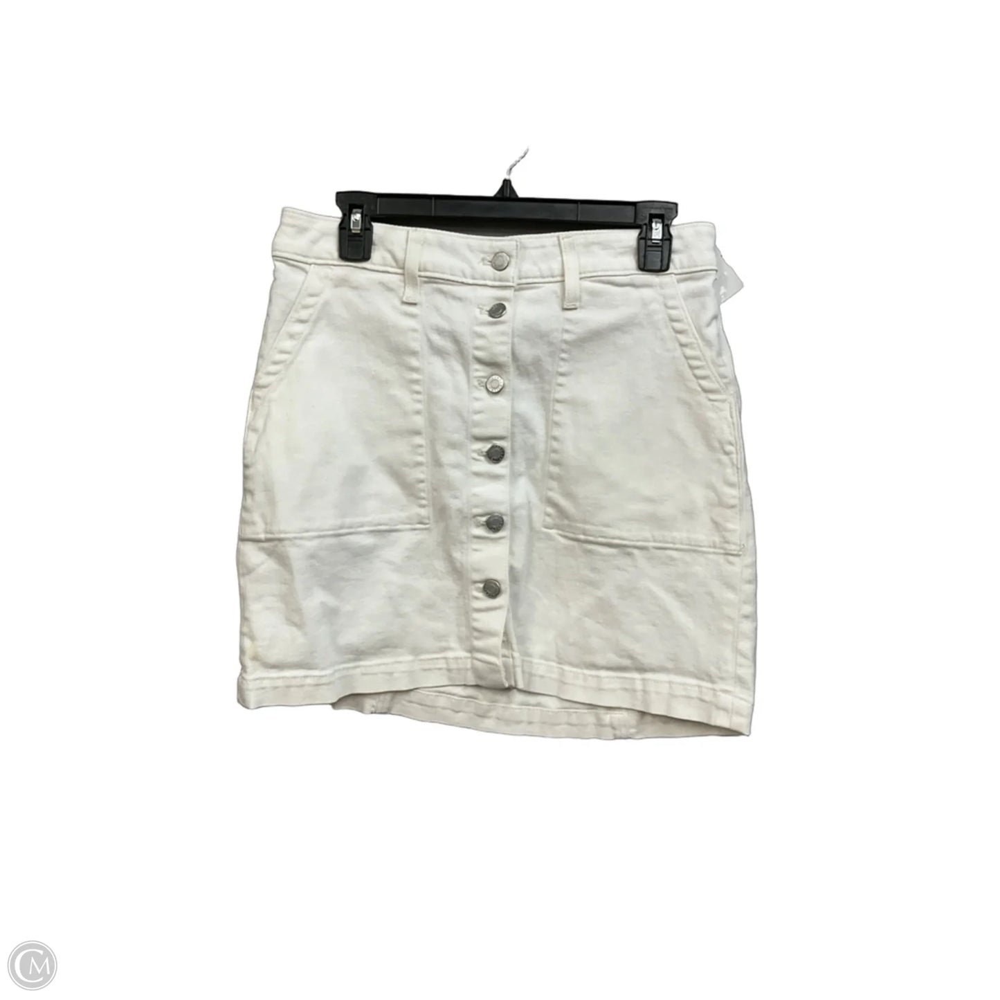 Skirt Mini & Short By J. Crew In White Denim, Size: 8