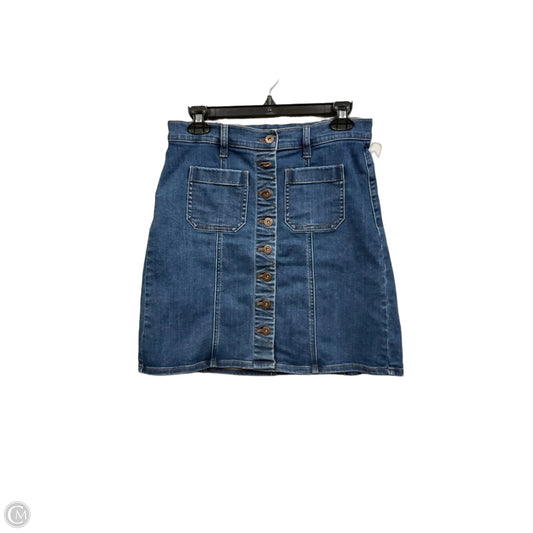 Skirt Mini & Short By J. Crew In Blue Denim, Size: 4