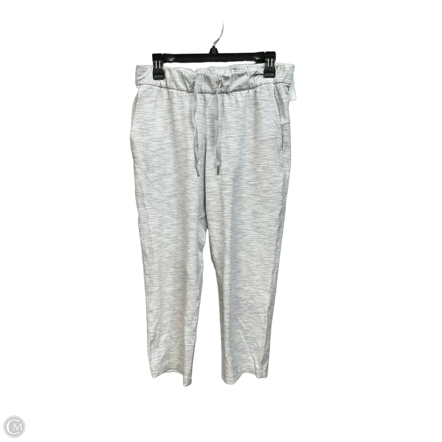 Athletic Capris By Lululemon In Grey, Size: M