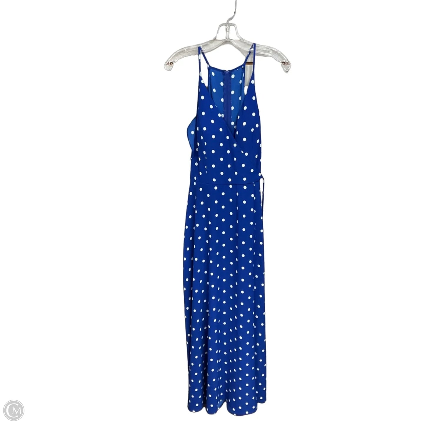 Dress Casual Maxi By Premier Amour In Polkadot Pattern, Size: L