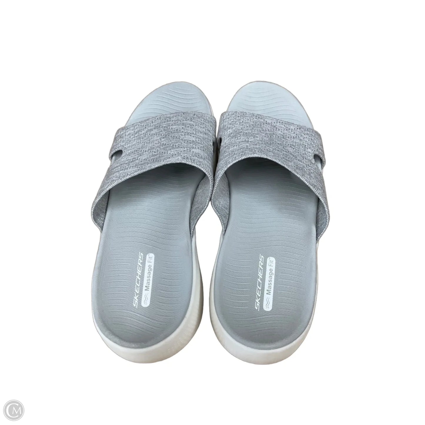 Sandals Flats By Skechers In Grey, Size: 10