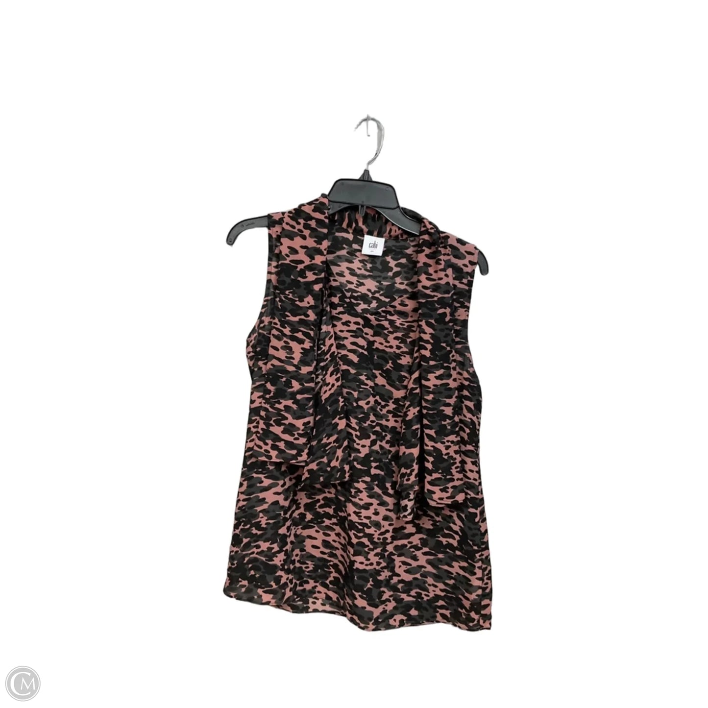 Top Sleeveless By Cabi In Camouflage Print, Size: S