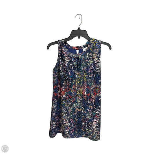 Top Sleeveless By Cabi In Multi-colored, Size: S