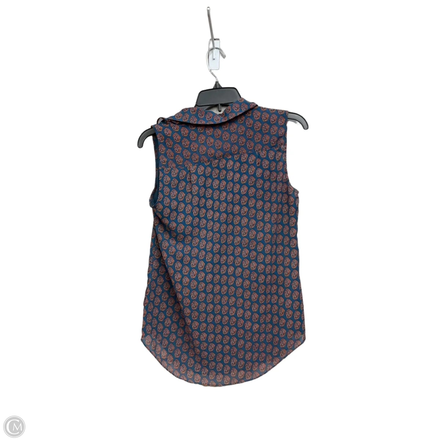 Top Sleeveless By Cabi In Teal, Size: Xs