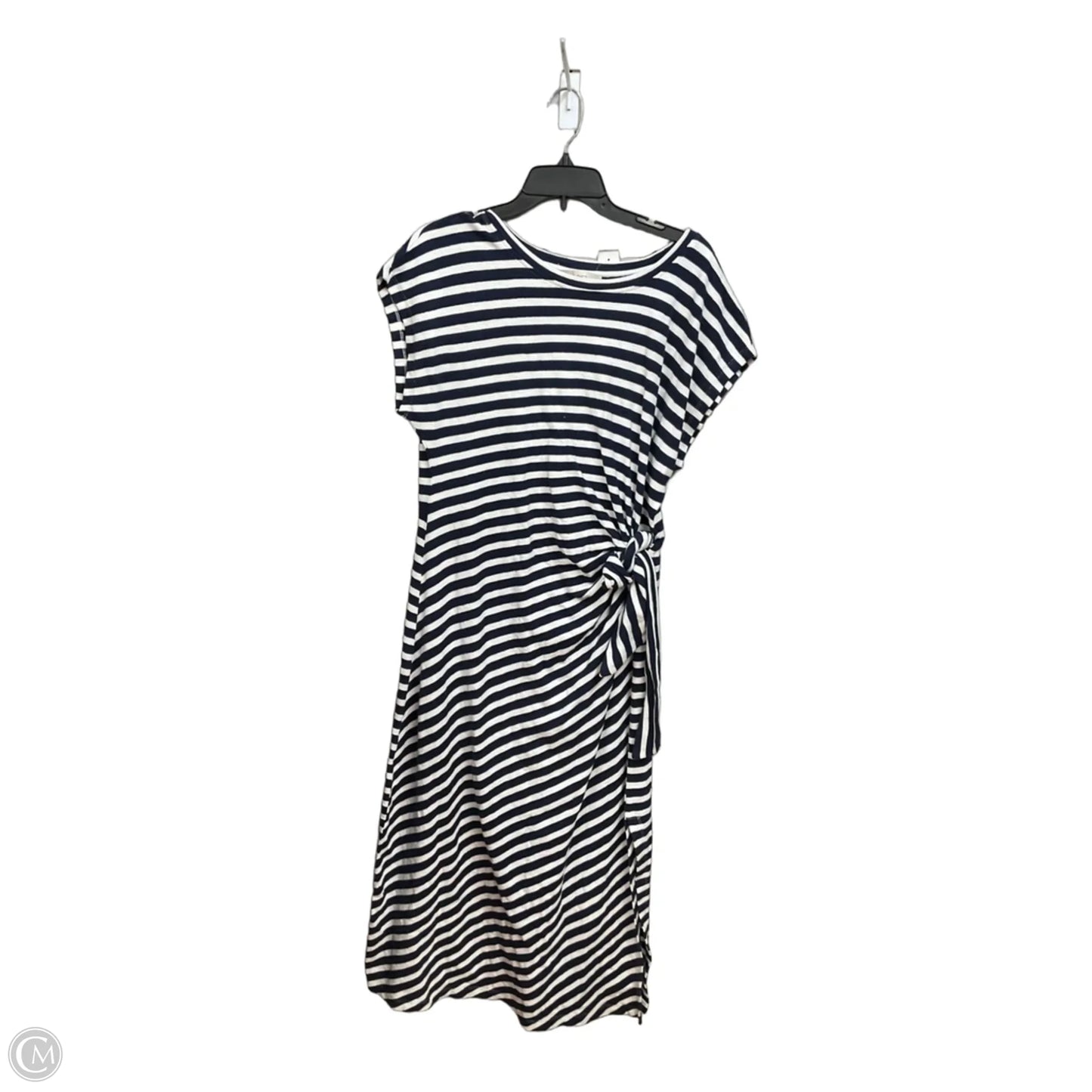 Dress Casual Maxi By Loft In Striped Pattern, Size: L