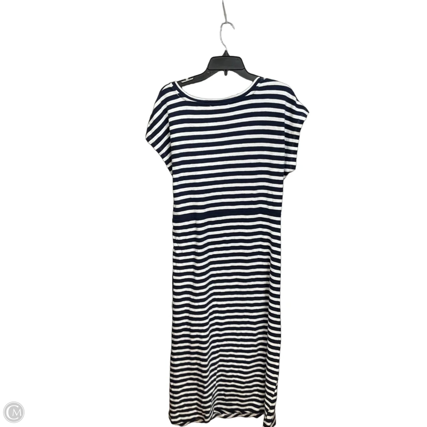 Dress Casual Maxi By Loft In Striped Pattern, Size: L