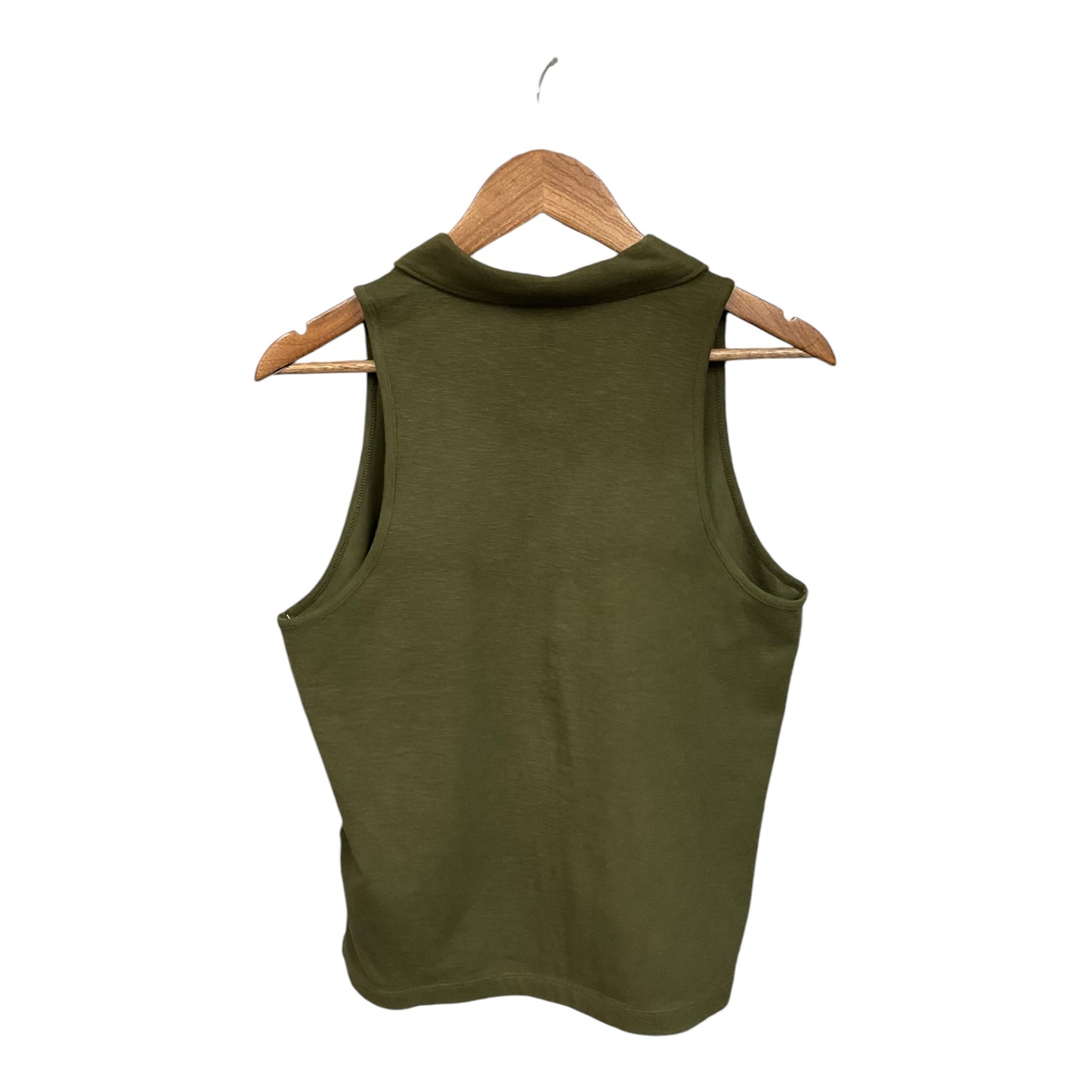 Top Sleeveless By Banana Republic In Green, Size: M