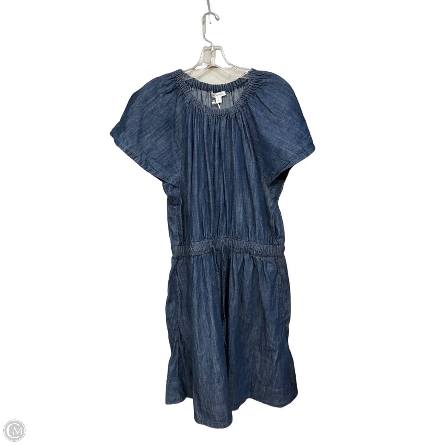 Dress Casual Midi By Free Assembly In Blue Denim, Size: L