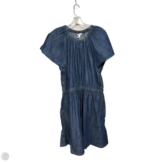 Dress Casual Midi By Free Assembly In Blue Denim, Size: L