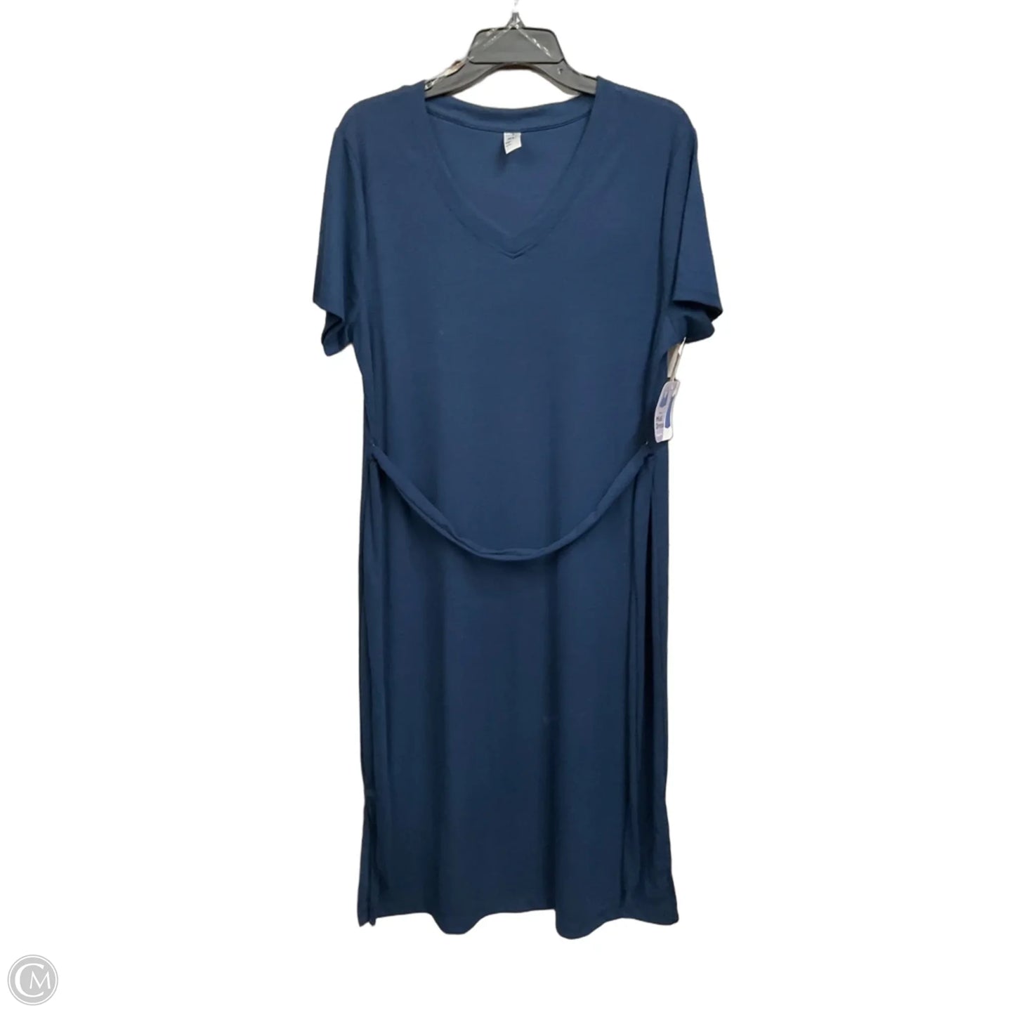 Dress Casual Maxi By Just Be In Navy, Size: Xl