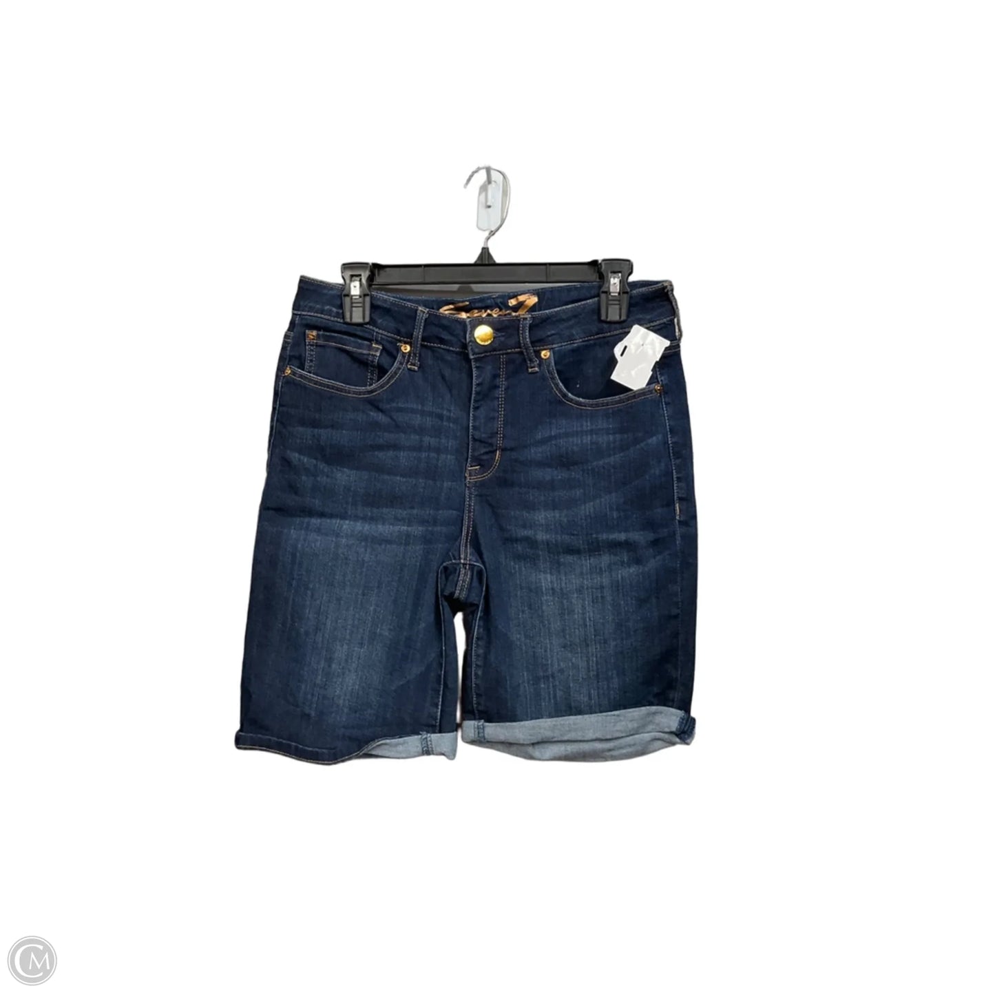 Shorts By Seven 7 In Blue Denim, Size: 10