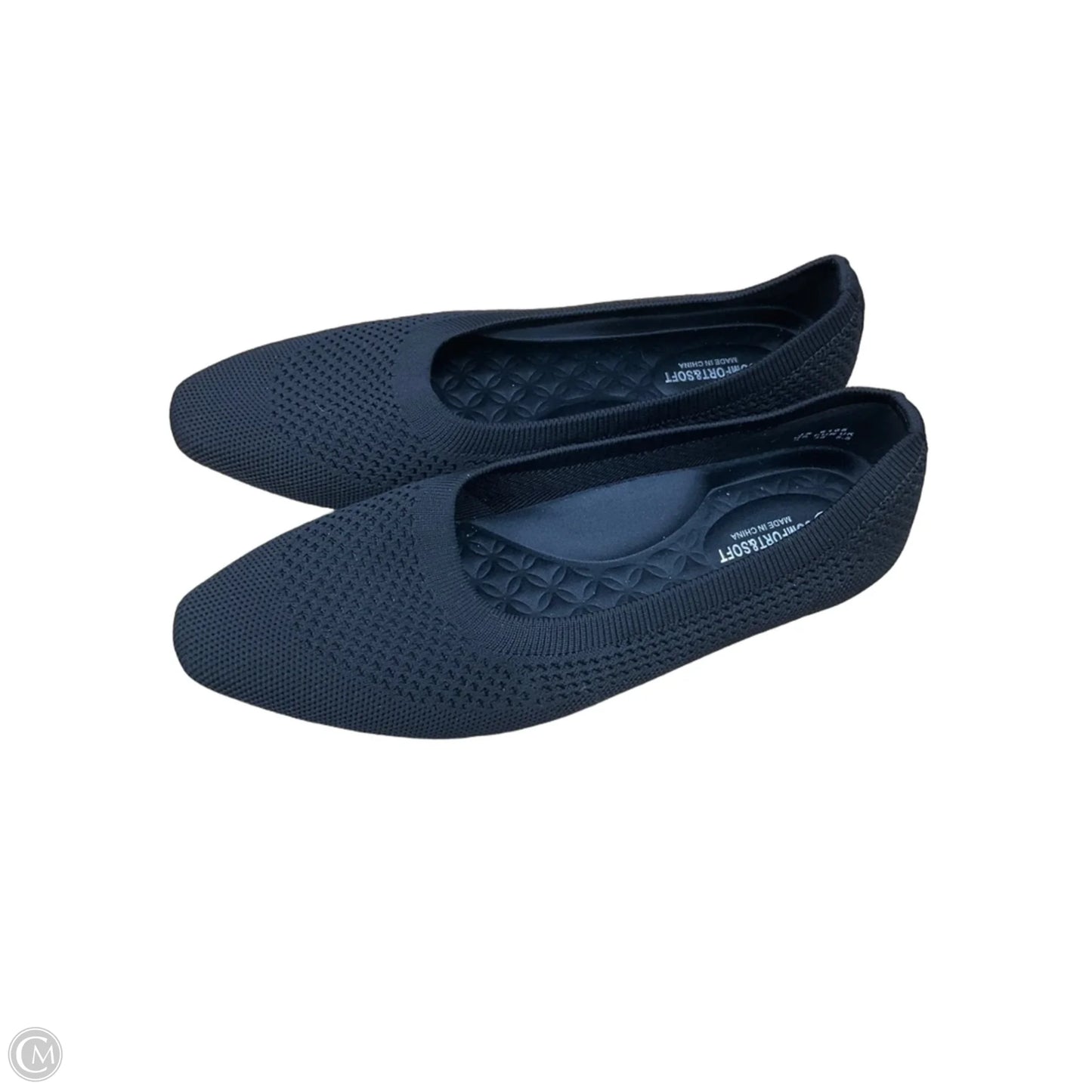 Shoes Flats By Clothes Mentor In Black, Size: 8
