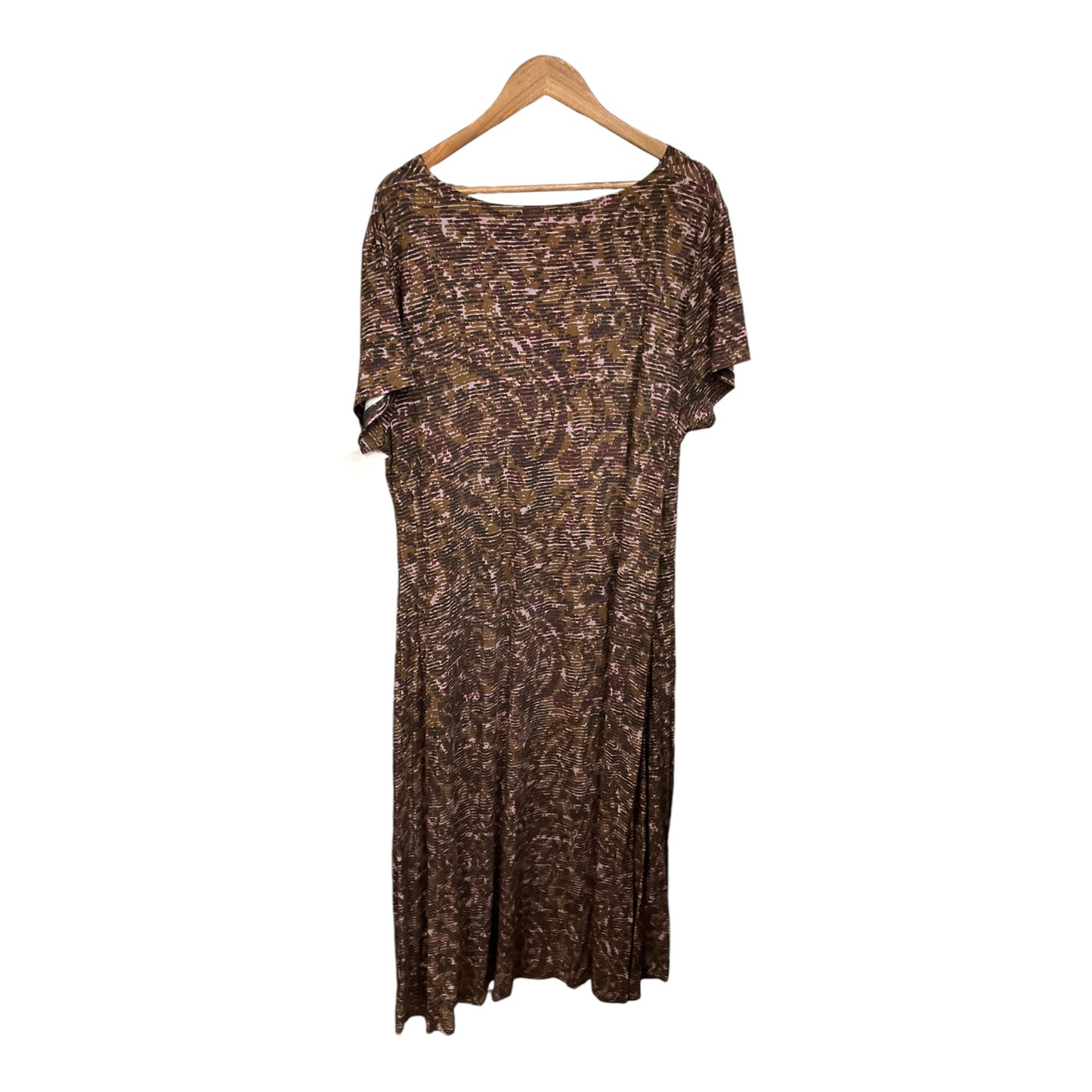 Dress Casual Maxi By Soft Surroundings In Brown, Size: 3x