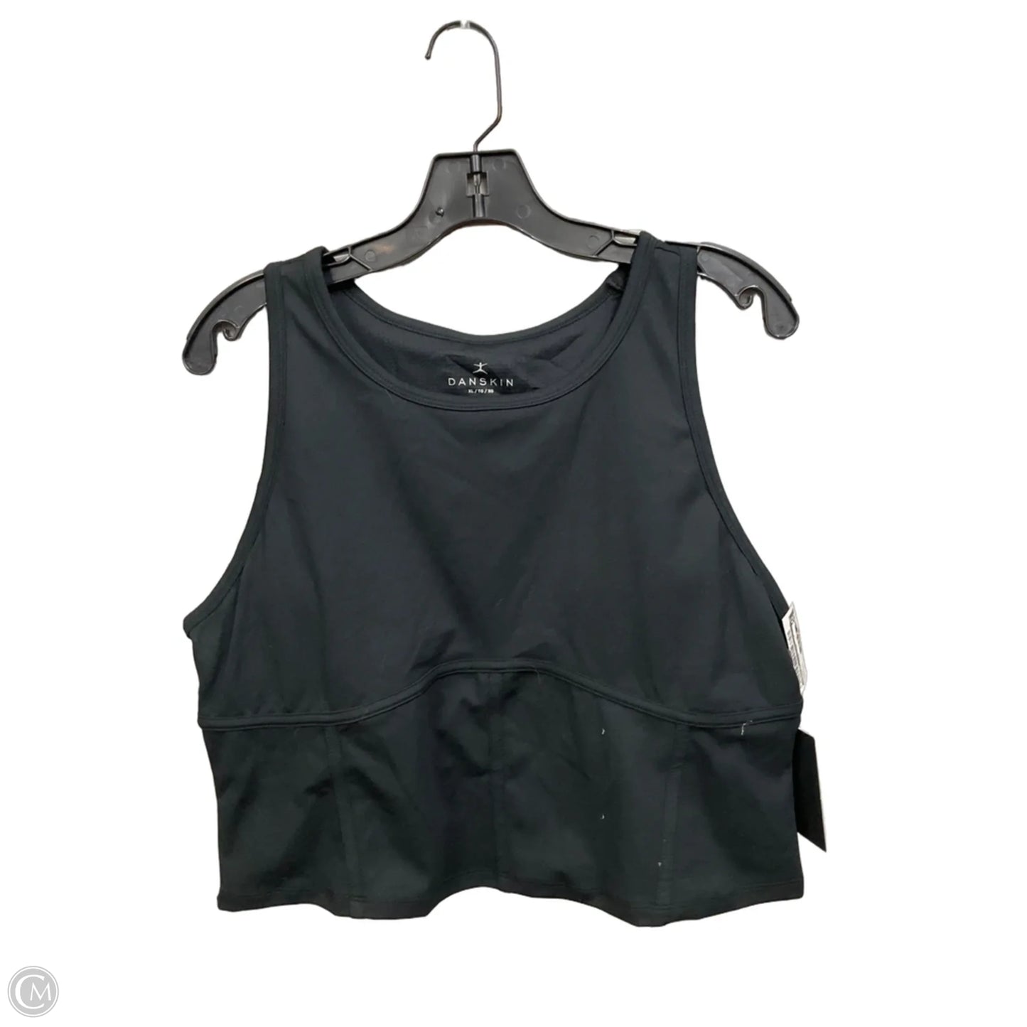 Athletic Tank Top By Danskin In Black, Size: Xl