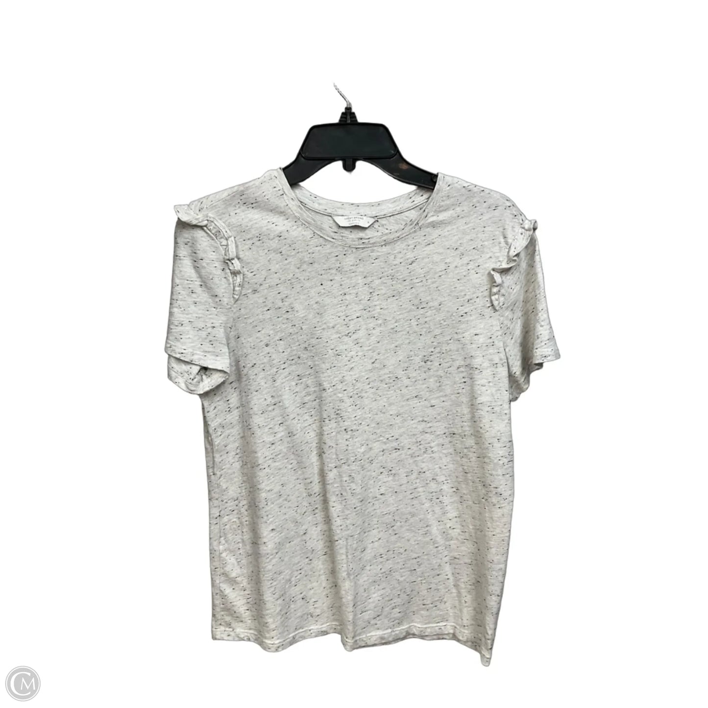 Top Short Sleeve By Lucky Brand In Grey, Size: M