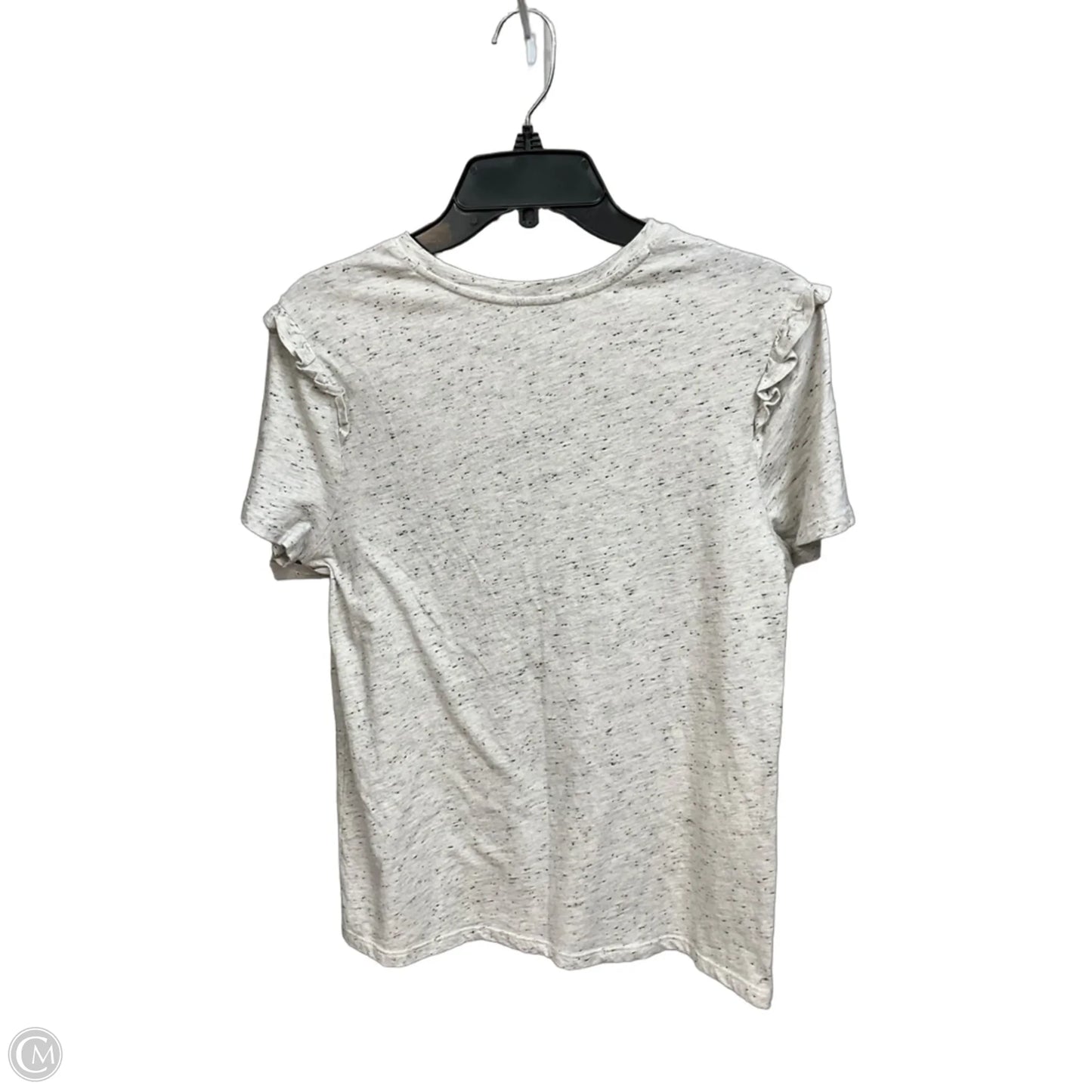 Top Short Sleeve By Lucky Brand In Grey, Size: M