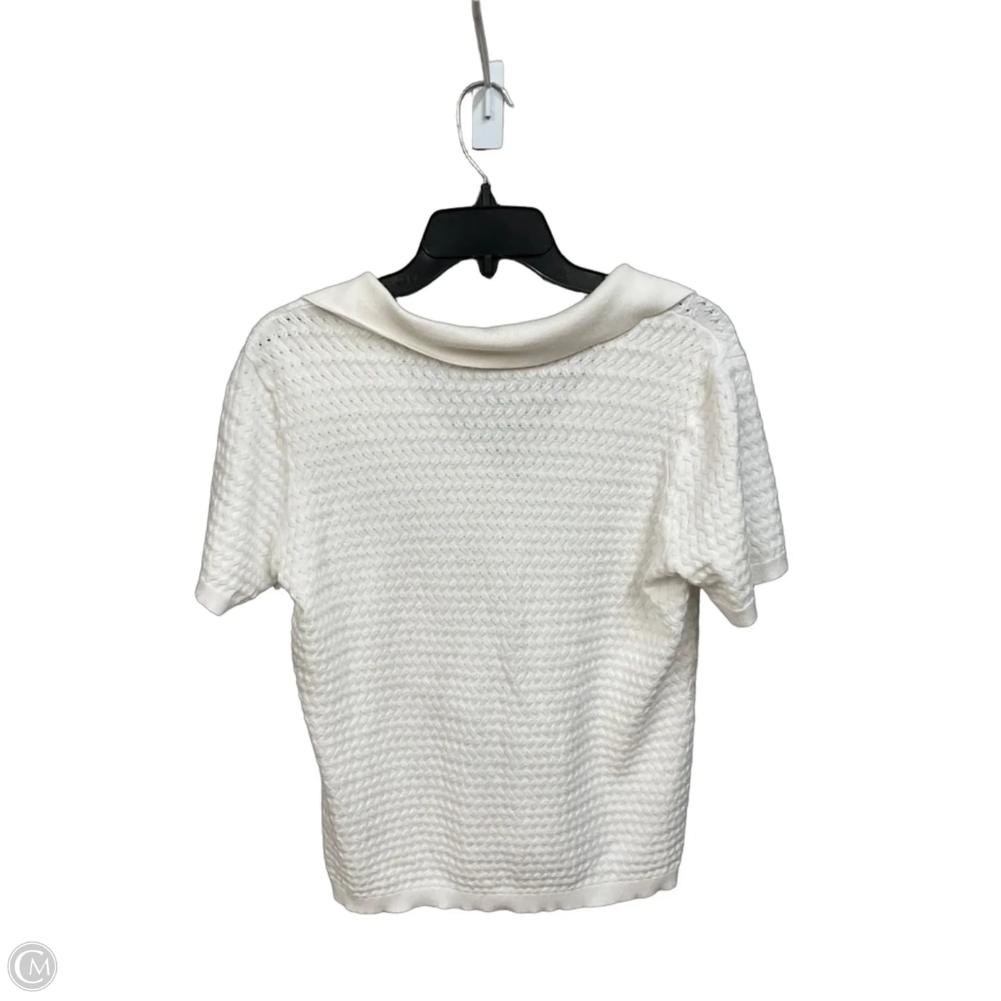Top Short Sleeve By Cyrus In White, Size: M