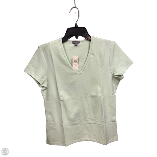 Top Short Sleeve Basic By Ann Taylor In Green, Size: M