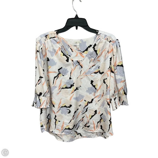 Top Short Sleeve By Joie In Multi-colored, Size: Xl