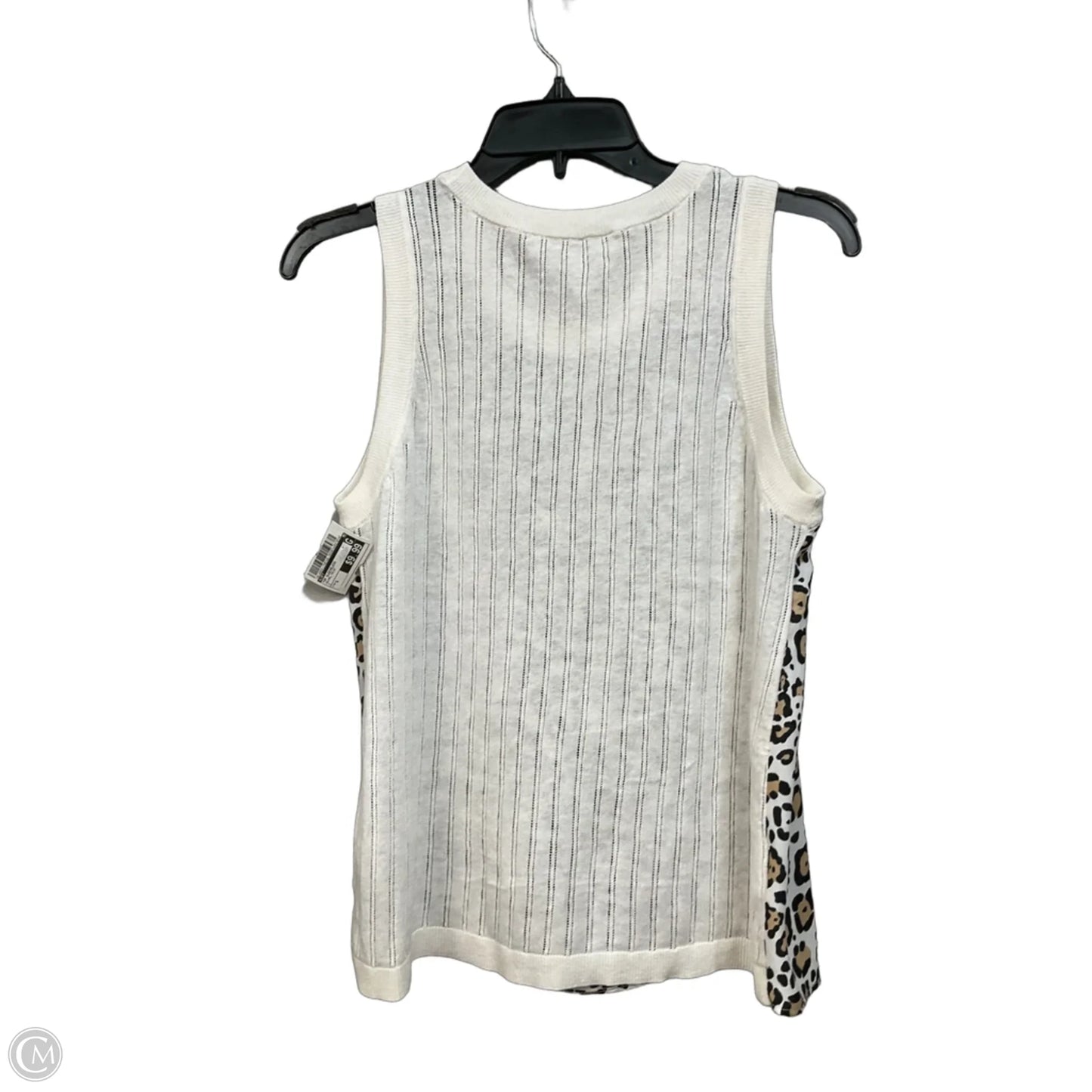 Top Sleeveless By Loft In Animal Print, Size: S