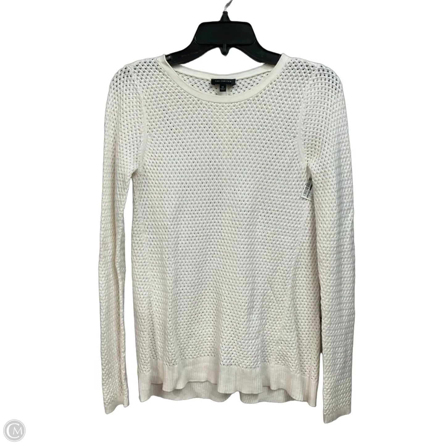 Top Long Sleeve By Limited In White, Size: Xs