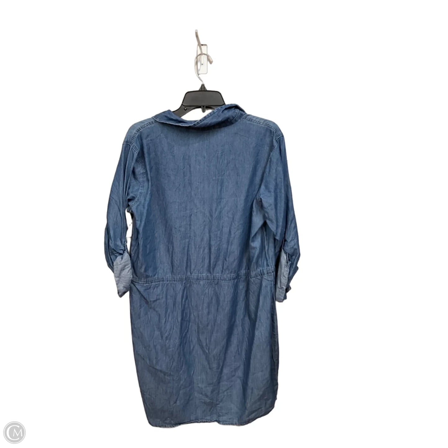 Dress Casual Midi By Serra In Blue Denim, Size: L