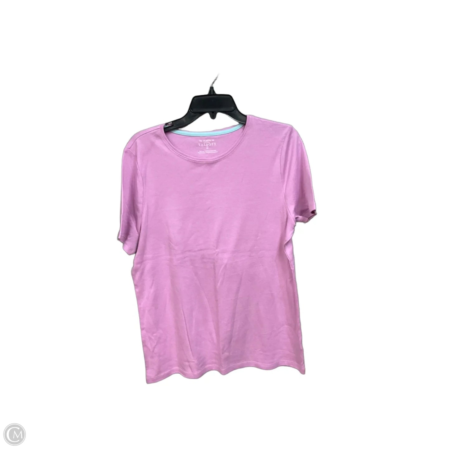 Top Short Sleeve By Talbots In Purple, Size: Xl