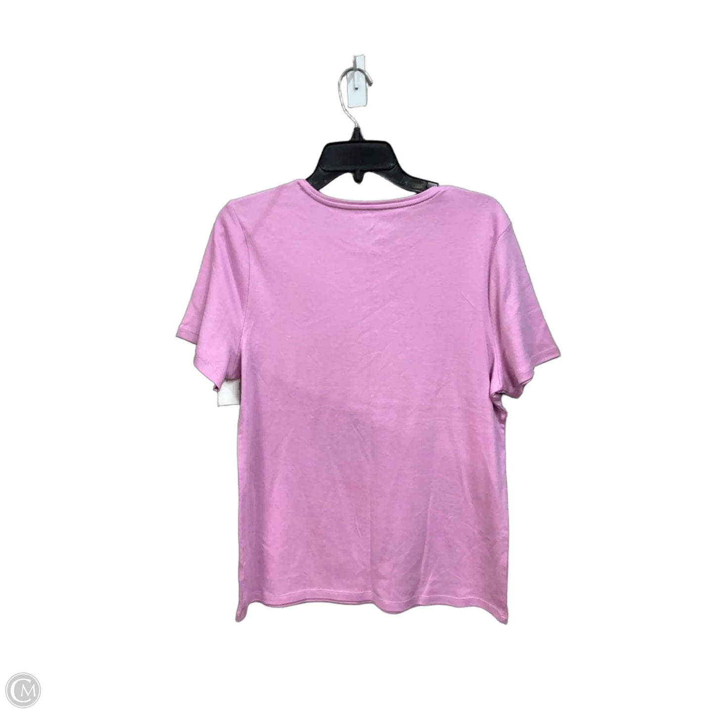 Top Short Sleeve By Talbots In Purple, Size: Xl