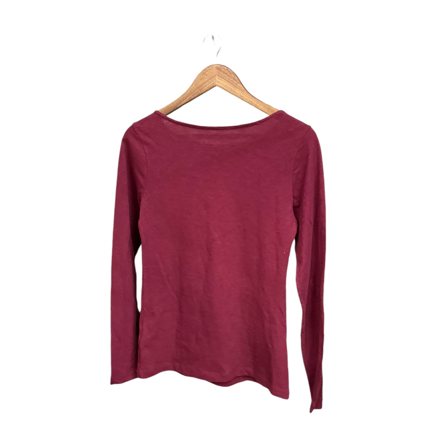 Top Long Sleeve By J. Crew In Purple, Size: S