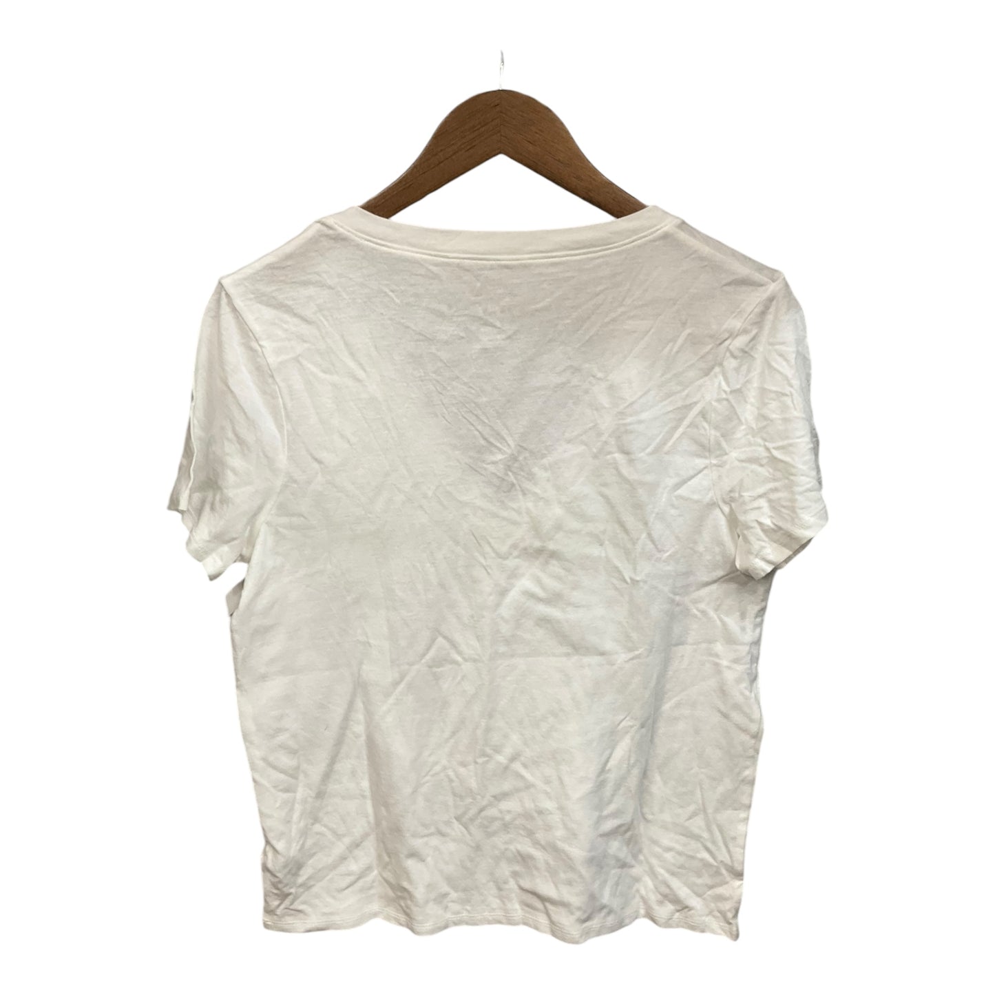 Top Short Sleeve By A New Day In White, Size: S