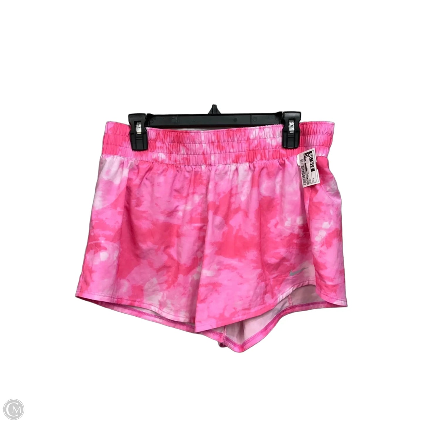 Athletic Shorts By Nike Apparel In Pink, Size: L