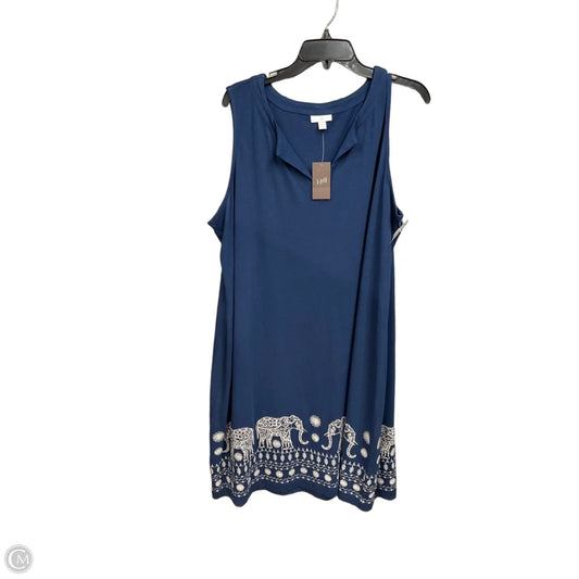 Dress Casual Short By J. Jill In Blue, Size: Xl